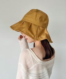 CLEA | UV対策/ストラップ付き ワイヤー入りつば広ハット(ハット)