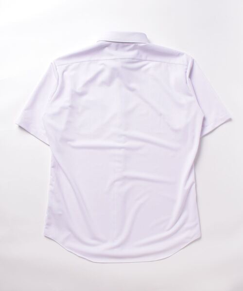 m.f.editorial（エムエフエディトリアル）の「m.f.エディトリアル メンズ ノーアイロンストレッチ ボタンダウン ビジネスドレス半袖ニットシャツ（ビジネスシャツ・メンズ・ピンク・S/3L/MEDIUM/LARGE/X-LARGE）」の8枚目の写真