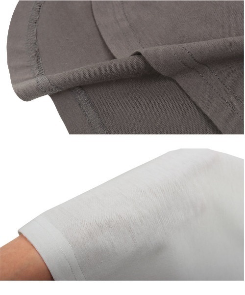 [ASELEAR]汗染み防止フレンチスリーブTシャツ