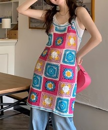 LAC-VERT | クロシェ編みニットワンピース(ワンピース)