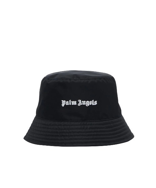 Palm Angels（パームエンジェルス）の「CLASSIC LOGO BUCKET HAT（ハット・メンズ・ブラック/ベージュ・ONE SIZE）」の2枚目の写真