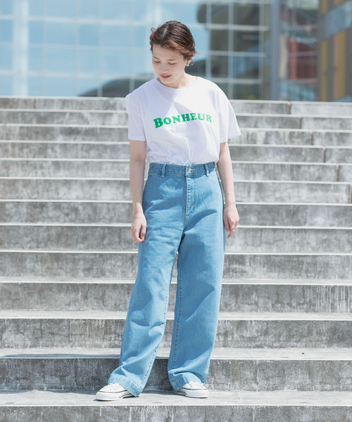 CHEVRE(シェーブル)の「『別注』CHEVRE×DOOR 20th ルーズTシャツ(Tシャツ/カットソー・レディース・レッド/グリーン/ブルー/グレー・FREE)」の18枚目の写真
