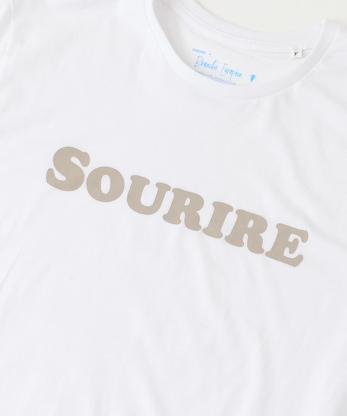 CHEVRE(シェーブル)の「『別注』CHEVRE×DOOR 20th ルーズTシャツ(Tシャツ/カットソー・レディース・レッド/グリーン/ブルー/グレー・FREE)」の7枚目の写真