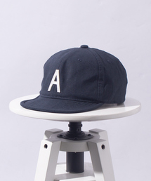 RIVER UP（リバーアップ）の「＜BASIQUENTI＞【抗菌＆消臭＆吸水速乾】ユニセックス ロゴ アンパイヤ リネン混 ローキャップ（キャップ）」