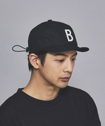 RIVER UP（リバーアップ）の「＜BASIQUENTI＞【抗菌＆消臭＆吸水速乾】ユニセックス ロゴ アンパイヤ リネン混 ローキャップ（キャップ）」