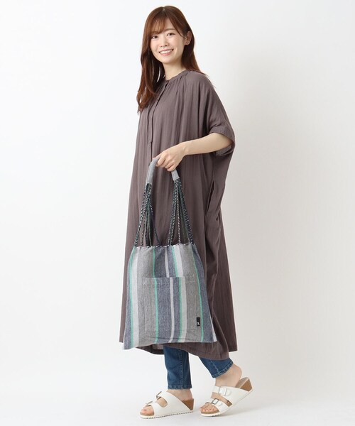 one'sterrace(ワンズテラス)の「◆【A4可】ROOTOTE ルートート A4ハンモックトート A(トートバッグ・レディース・ブルー/ブラウン・99)」の12枚目の写真