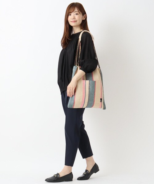 one'sterrace(ワンズテラス)の「◆【A4可】ROOTOTE ルートート A4ハンモックトート A(トートバッグ・レディース・ブルー/ブラウン・99)」の4枚目の写真