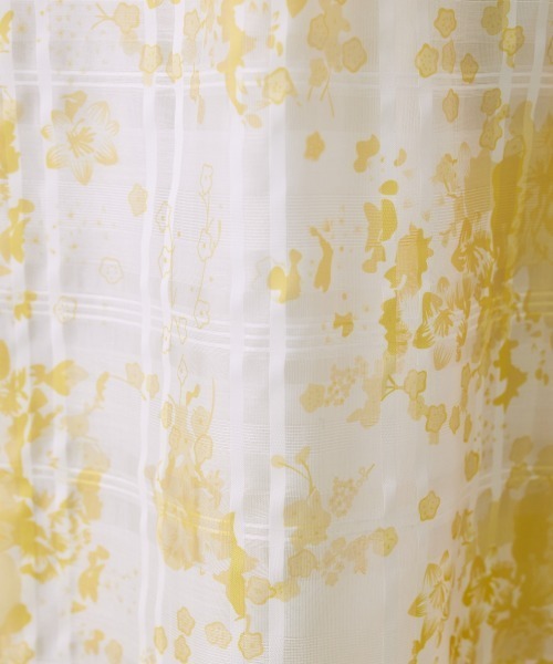 marun（マルン）の「＜大きいサイズ＞ フラワープリントスカート marun（スカート・レディース・イエロー/ブラック・L/LL/3L/4L/5L）」の19枚目の写真