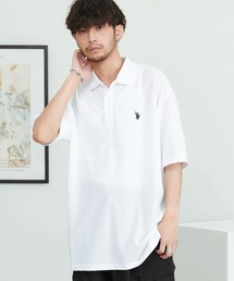 『U.S. POLO ASSN/ユーエスポロアッスン』ワンポイントロゴビッグ半袖ポロシャツ