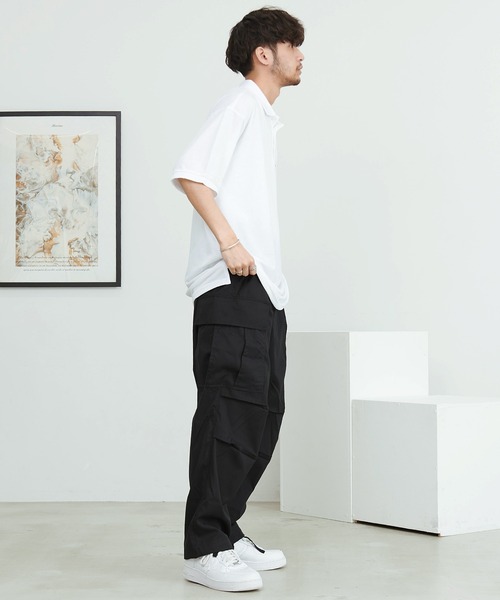 U.S. POLO ASSN.(ユーエスポロアッスン)の「『U.S. POLO ASSN/ユーエスポロアッスン』ワンポイントロゴビッグ半袖ポロシャツ(シャツ/ブラウス・メンズ・ホワイト/ネイビー/ダークグリーン/ブラック・L/M)」の7枚目の写真