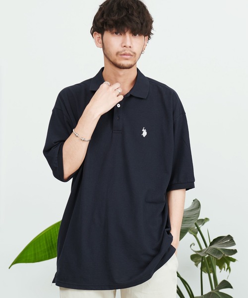 U.S. POLO ASSN.(ユーエスポロアッスン)の「『U.S. POLO ASSN/ユーエスポロアッスン』ワンポイントロゴビッグ半袖ポロシャツ(シャツ/ブラウス・メンズ・ホワイト/ネイビー/ダークグリーン/ブラック・L/M)」の18枚目の写真