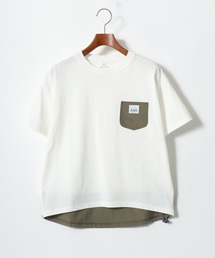 Lee（リー）の「Lee/リー レイヤード ワンポイントロゴTee（Tシャツ/カットソー・キッズ）」