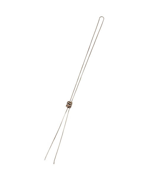 MinoriTY（マイノリティ）の「【MinoriTY】スクエアメタルループタイネックレス メンズ ウィメンズ ユニセックス（ネックレス・メンズ・シルバー/ゴールド・FREE）」の5枚目の写真