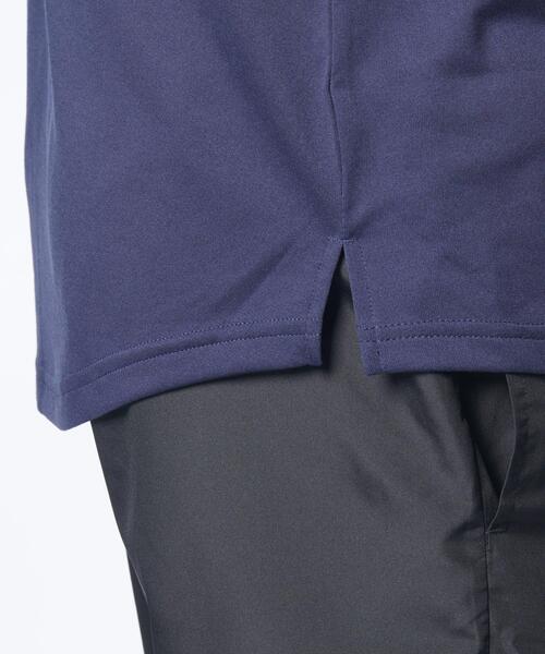 UNDER ARMOUR(アンダーアーマー)の「UAテック ショートスリーブTシャツ 〈ビッグロゴ〉(ベースボール/メンズ)(タンクトップ・メンズ・ネイビー・L/XL/M/S)」の4枚目の写真