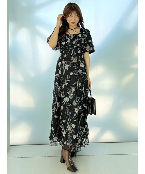 MERCURYDUO（マーキュリーデュオ）の「レースアップメッシュブーツ（ブーツ・レディース・アイボリー/ブラック/ブラウン・36/38）」の5枚目の写真