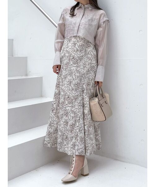 MERCURYDUO（マーキュリーデュオ）の「レースアップメッシュブーツ（ブーツ・レディース・アイボリー/ブラック/ブラウン・36/38）」の10枚目の写真