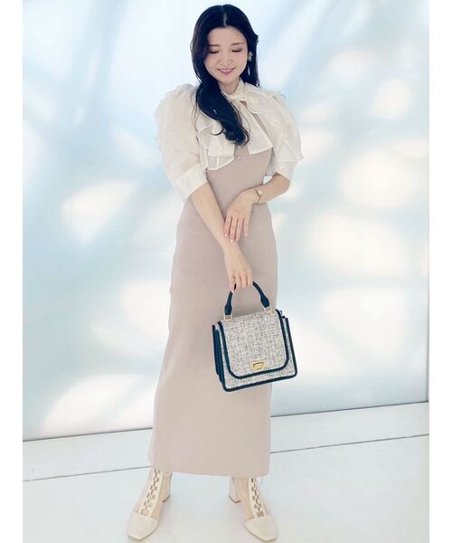 MERCURYDUO（マーキュリーデュオ）の「レースアップメッシュブーツ（ブーツ・レディース・アイボリー/ブラック/ブラウン・36/38）」の16枚目の写真