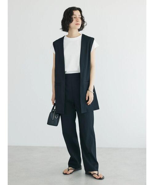 CRAFT STANDARD BOUTIQUE(クラフトスタンダードブティック)の「楊柳イージーパンツ(その他パンツ・レディース・ブラック/ブルー/グレー・M/L)」の21枚目の写真