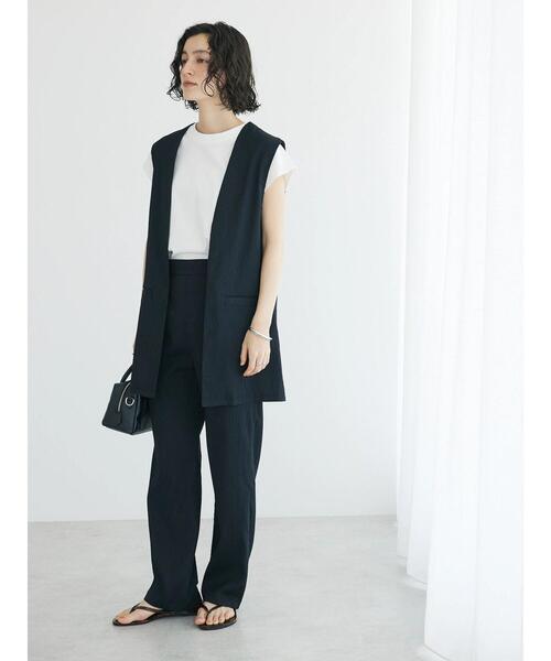 CRAFT STANDARD BOUTIQUE(クラフトスタンダードブティック)の「楊柳イージーパンツ(その他パンツ・レディース・ブラック/ブルー/グレー・M/L)」の5枚目の写真