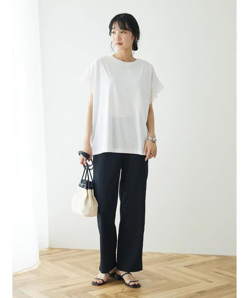 CRAFT STANDARD BOUTIQUE(クラフトスタンダードブティック)の「楊柳イージーパンツ(その他パンツ・レディース・ブラック/ブルー/グレー・M/L)」の22枚目の写真