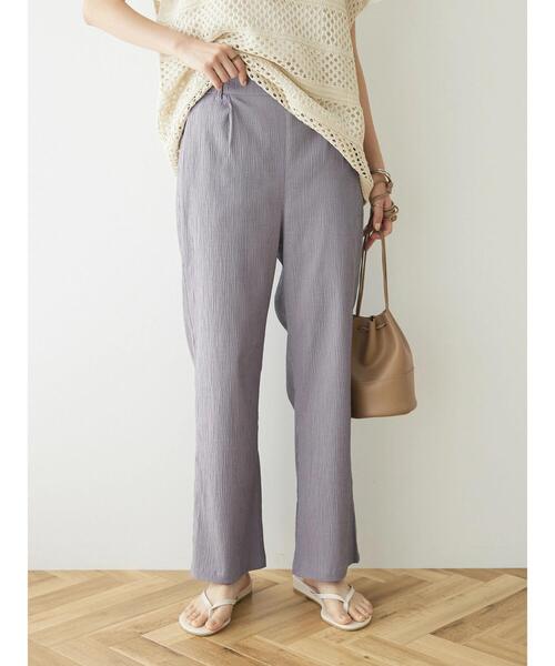 CRAFT STANDARD BOUTIQUE(クラフトスタンダードブティック)の「楊柳イージーパンツ(その他パンツ・レディース・ブラック/ブルー/グレー・M/L)」の9枚目の写真