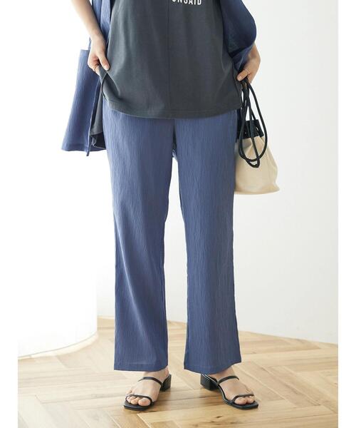 CRAFT STANDARD BOUTIQUE(クラフトスタンダードブティック)の「楊柳イージーパンツ(その他パンツ・レディース・ブラック/ブルー/グレー・M/L)」の10枚目の写真