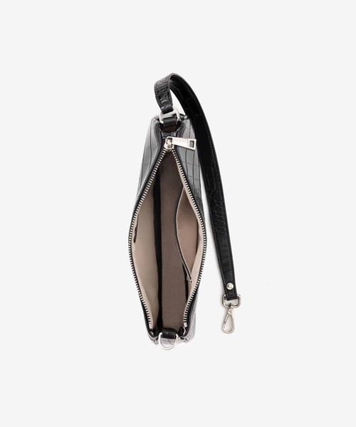 JW PEI（ジェイダブリューペイ）の「JW PEI/ジェイダブリューペイ EVA ショルダーバッグ クロコ/ヘビ型押し（ハンドバッグ・レディース・ピンク/ブラック/アイボリー/ナチュラル/その他/ダークオリーブ・FREE）」の11枚目の写真