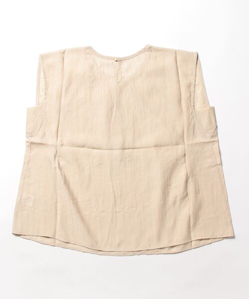 flower（フラワー）の「レディノースリーブブラウス（シャツ/ブラウス・レディース・ベージュ/アイボリー・FREE）」の17枚目の写真