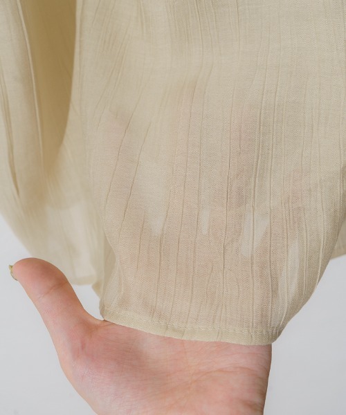 flower（フラワー）の「レディノースリーブブラウス（シャツ/ブラウス・レディース・ベージュ/アイボリー・FREE）」の20枚目の写真