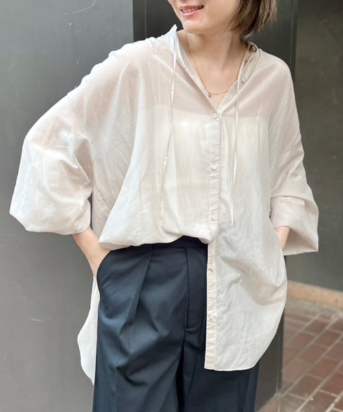 BABYLONE（バビロン）の「ローンボリュームチュニックブラウス（シャツ