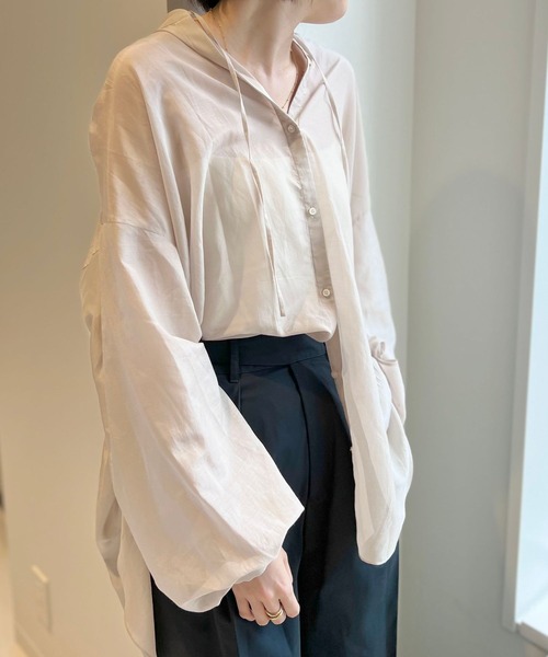 BABYLONE（バビロン）の「ローンボリュームチュニックブラウス（シャツ