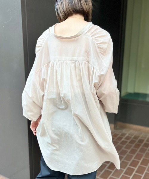 BABYLONE（バビロン）の「ローンボリュームチュニックブラウス（シャツ