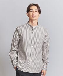 BEAUTY&YOUTH UNITED ARROWS（ビューティーアンドユースユナイテッドアローズ）の「70/2 ブロード ストライプ バンドカラー リラックスレギュラー シャツ（シャツ/ブラウス）」
