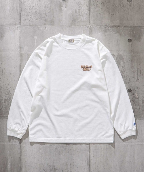 The Endless Summer(エンドレスサマー)の「TES ALLSTAR SKATE PARK LONG SLEEVE T-SHIRT / ロンT(Tシャツ/カットソー・メンズ・ホワイト/サンドベージュ・MEDIUM/LARGE/X-LARGE)」の3枚目の写真