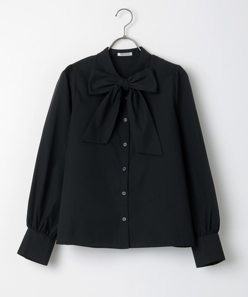 Honeys(ハニーズ)の「ボウタイブラウス(シャツ/ブラウス・レディース・ブラック/ホワイト/ブルー系その他/ホワイト系その他・S/LL/M/3L/L)」の16枚目の写真
