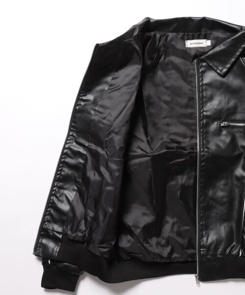 Burner（バーナー）の「【OKUOKU　0909】オーバーシルエット  ブルゾン oku-outer-692670148031-52 U（ブルゾン・メンズ・ブラック・L/XL/M）」の3枚目の写真