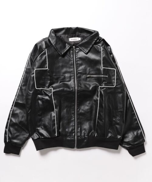 Burner（バーナー）の「【OKUOKU　0909】オーバーシルエット  ブルゾン oku-outer-692670148031-52 U（ブルゾン・メンズ・ブラック・L/XL/M）」の10枚目の写真