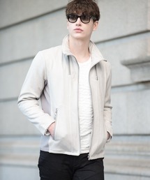 kay me ライトグレー ライダースジャケット　サイズ11号 Be careful! Don't buy this leather jacket thinking it's for