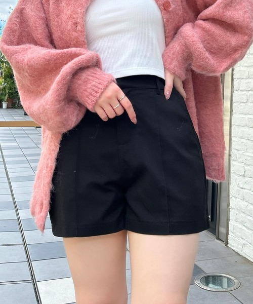 INGNI（イング）の「センターシームショート／パンツ（その他パンツ・レディース・グレー/ブラック・FREE）」の2枚目の写真