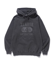 XLARGE | RECREATIONS PIGMENT DYED HOODED SWEATSHIRT(パーカー)