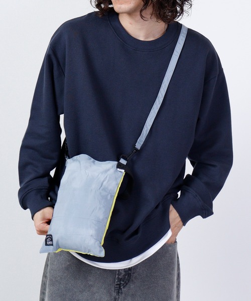 KAKSI(カクシ)の「KAKSI ショルダーエコBAG S(エコバッグ/サブバッグ・メンズ・グレー系/カーキ系/ネイビー系/ブラック系・FREE)」の15枚目の写真