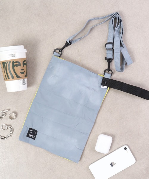 KAKSI(カクシ)の「KAKSI ショルダーエコBAG S(エコバッグ/サブバッグ・メンズ・グレー系/カーキ系/ネイビー系/ブラック系・FREE)」の12枚目の写真