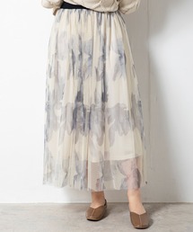MILLION CARATS | 重ね総柄チュールスカート(スカート)