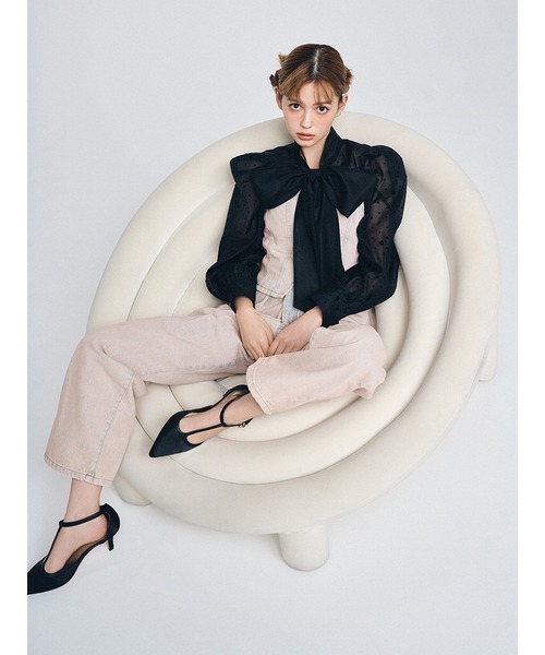 セール】【LILY BROWN×MARY QUANT】デイジードットブラウス