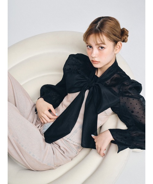 セール】【LILY BROWN×MARY QUANT】デイジードットブラウス