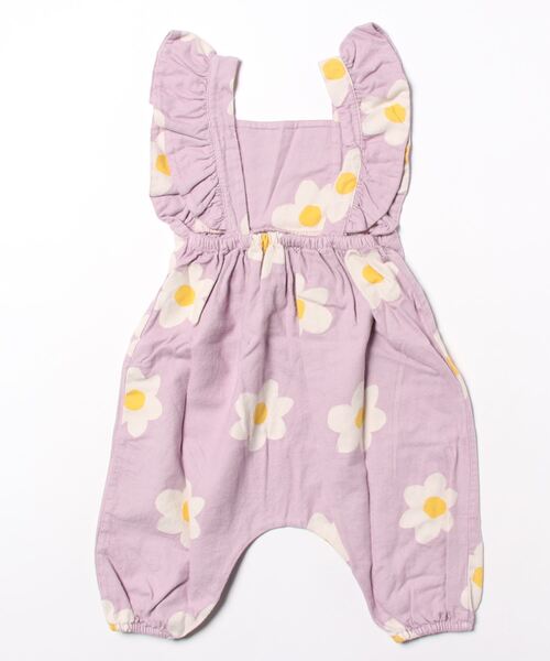 BOBO CHOSES(ボボショーズ)の「Baby Big Flower all over woven overall(サロペット/オーバーオール・キッズ・ラベンダー・12M/24M/18M)」の5枚目の写真