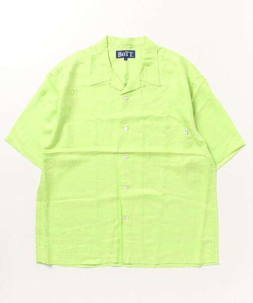 BOTT（ボット）の「BOTT / ボット：Jacquard Satin S/SL Shirt：BOTT 