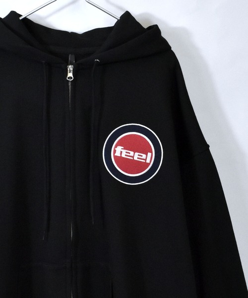 裏毛ワンポイントジップパーカー【IR】（パーカー）｜おしゃれスタ（オシャレスタ）