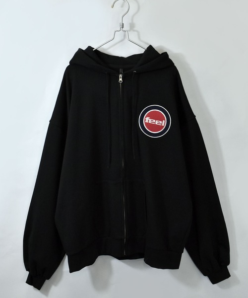 裏毛ワンポイントジップパーカー【IR】（パーカー）｜おしゃれスタ（オシャレスタ）