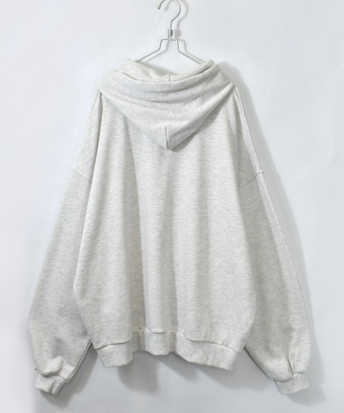 裏毛ワンポイントジップパーカー【IR】（パーカー）｜おしゃれスタ（オシャレスタ）